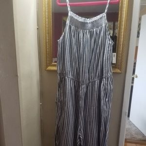 Striped jumpsuit